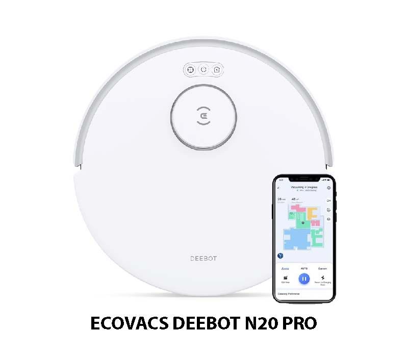 ECOVACS DEEBOT N20 Pro Robotic Vacuum Cleaner with 8000 Pa Suction and 300min Runtime 2024.