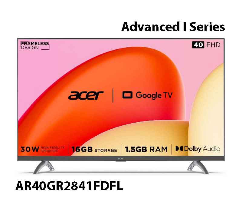 Acer 40 inches AR40GR2841FDFL Advanced I Series Full HD Smart LED Google TV