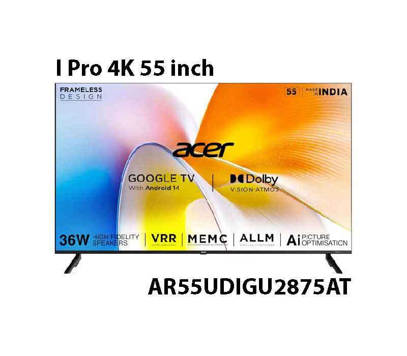 Acer 55 inch I Pro Series 4K Smart LED Google TV AR55UDIGU2875AT 2024