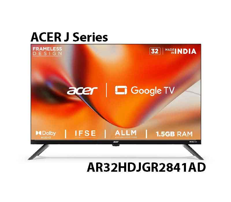 Acer 32 inch J Series HD Ready Smart Google TV AR32HDJGR2841AD 2024