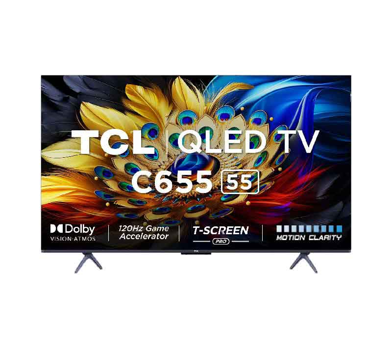 TCL 55 inches 4K Ultra HD Smart QLED Google TV 55C655