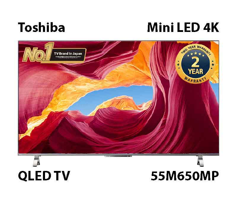 Toshiba M650 55 inch 4K Mini LED QLED TV 55M650MP