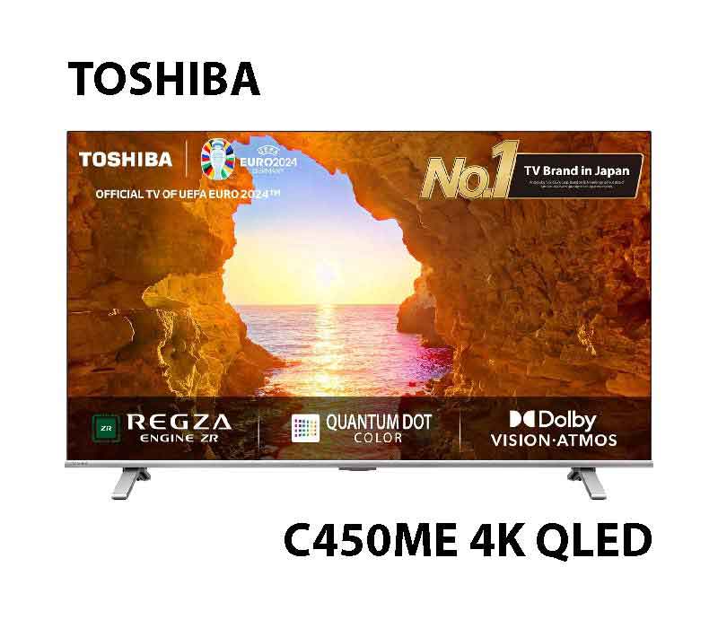 Toshiba C450 Series 43 inches 4K Ultra HD Smart QLED TV 43C450ME