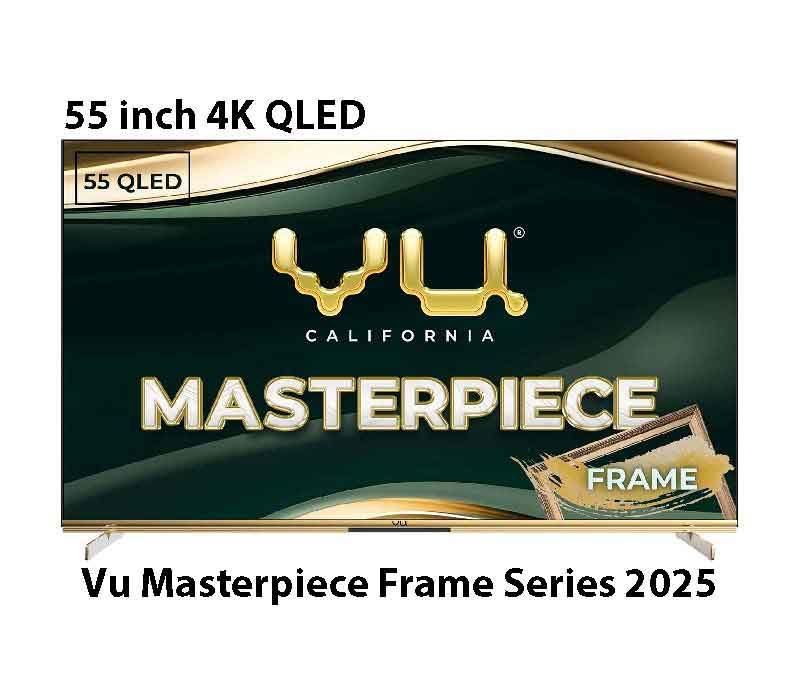 Vu 55 inches 2025 Masterpiece Frame Series QLED 4K TV